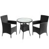 Set balcon rattan Berlin 2+1 produs