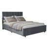 28220 karpitozott agy soria 140 x 200 szurke