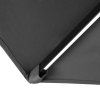 9912 7 led slnecnik mali 330 cm antracit konstrukcia