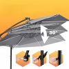 9912 1 led slnecnik mali 350 cm antracit