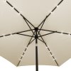 Umbrela de soare LED Miami Ø270cm - iluminare LED bej