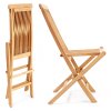 Set 2 seminee de gradina Cantaria - teak stivuite
