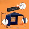 28886 5 kerti pavilon capri 3x3 m 2 oldalfal kek meretek