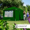 Pavilion gradina Capri 3x3 m - 4 pereti laterali - exterior verde