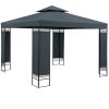 Lorca kerti pavilon 3x3 m - antracit