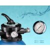 Sistem de filtrare cu nisip de 9.600 l/h cu accesorii și furtun de prefiltru