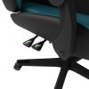 Scaun de birou HyperSeat - negru/turcoaz reglabil