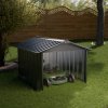 Garaj pentru robotul de tuns iarba 98x89x63 cm - antracit Adăpost