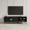 tv meubel monor zwart eiken 160 cm4
