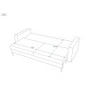 KRISTI sofa wymiary spanie