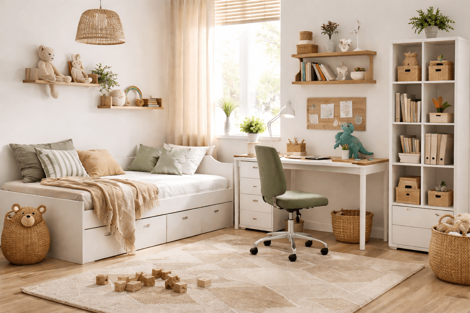 Jak zařídit dětský pokoj, aby rostl s dítětem 🧸.