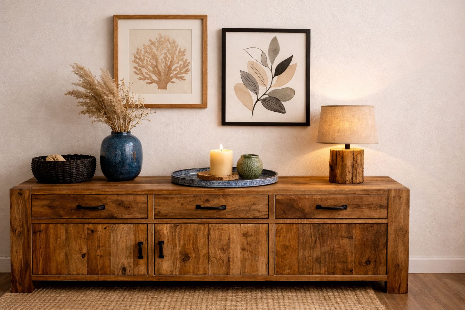 Dekorace k masivnímu dřevu 🪵