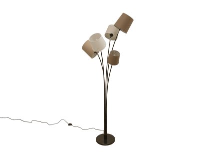 1047 3 designova kovova stojaci lampa folos