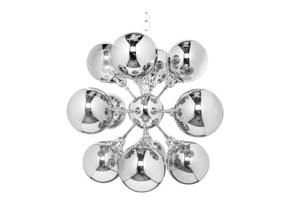 1065 6 designovy kovovy lustr stribrny porfyrion