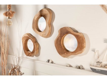 1188 5 zrcadlo reflect 31cm teak