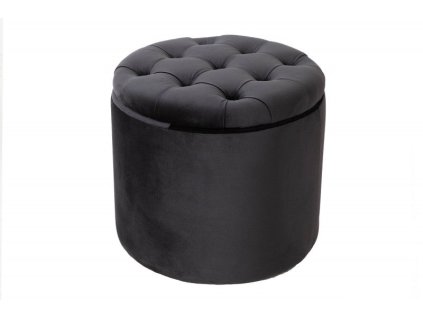 2247 7 designovy sametovy taburet cerny berger viii