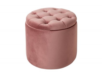 2253 7 designovy sametovy taburet ruzovy berger vi