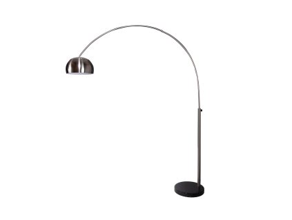 336 6 designova chromova stojaci lampa stribrna cancri