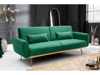 3384 sedaci souprava bellezza 210cm smaragdove zelena
