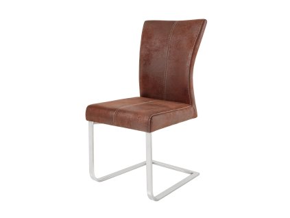 Jídelní židle Orelia Aura – hnědá – hlavní pohled