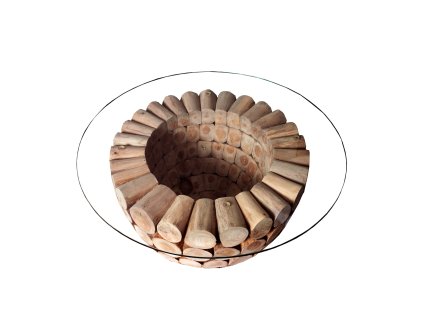 konferenční stolek masivní dřevo přírodní