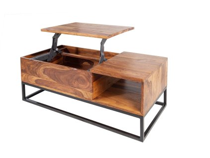 konferenční stolek masivní dřevo přírodní