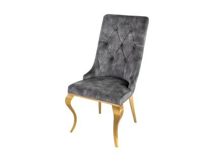 Jídelní židle Talia Curve – sametová – hlavní pohled