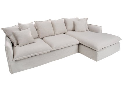 711 5 rohova sedacka heaven 255cm bila