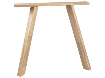 Doplněk Masivní dřevěné stolové nohy TABLO – dub, čtvercové, sada 2 ks