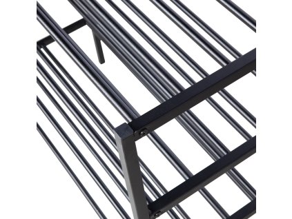 Doplněk Botník FERRO – kovový, černý