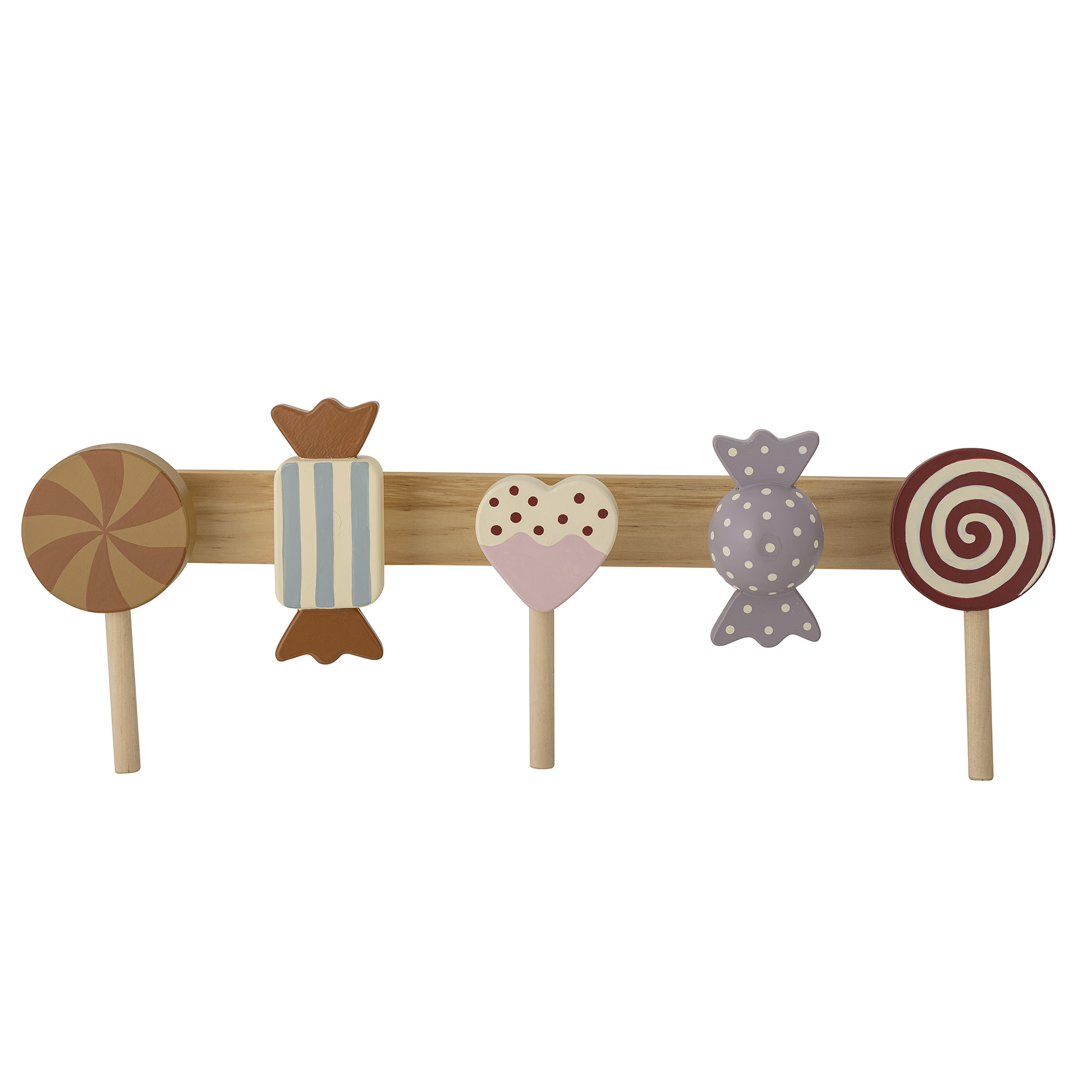 BLOOMINGVILLE MINI Hnědá věšák Rudy z borovice