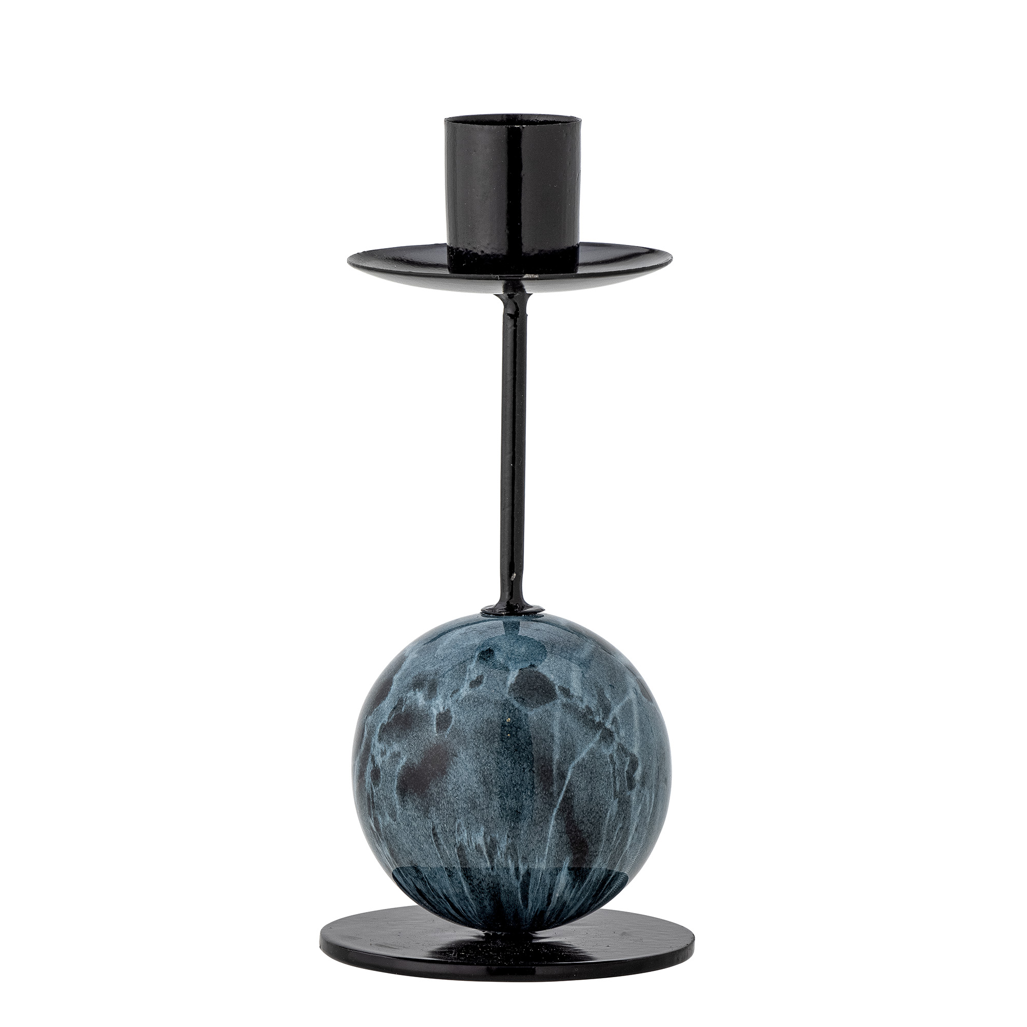 BLOOMINGVILLE Modrý svícen Jayda železný