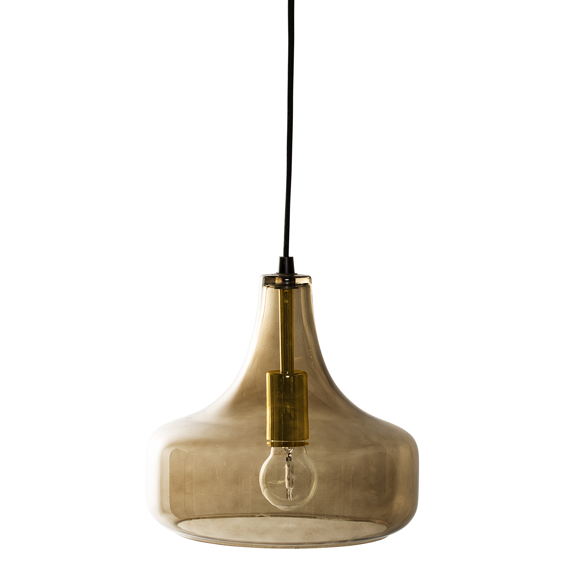 BLOOMINGVILLE Závěsná lampa Yuser hnědá