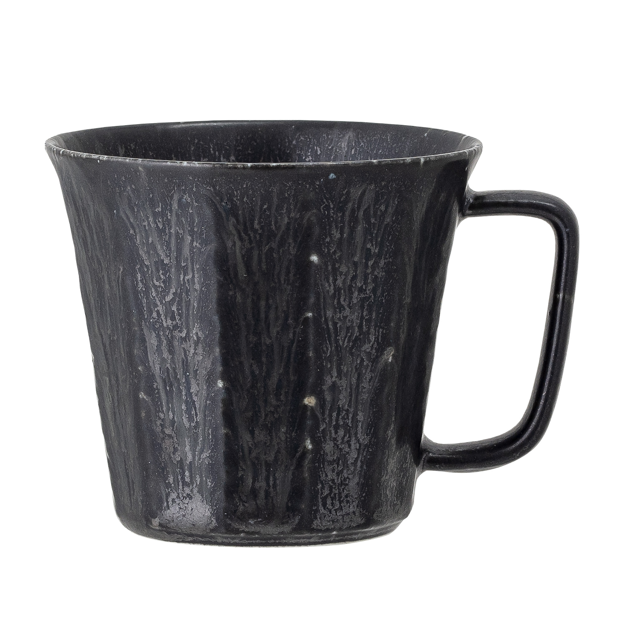 BLOOMINGVILLE Černý hrnek Yoko z porcelánu