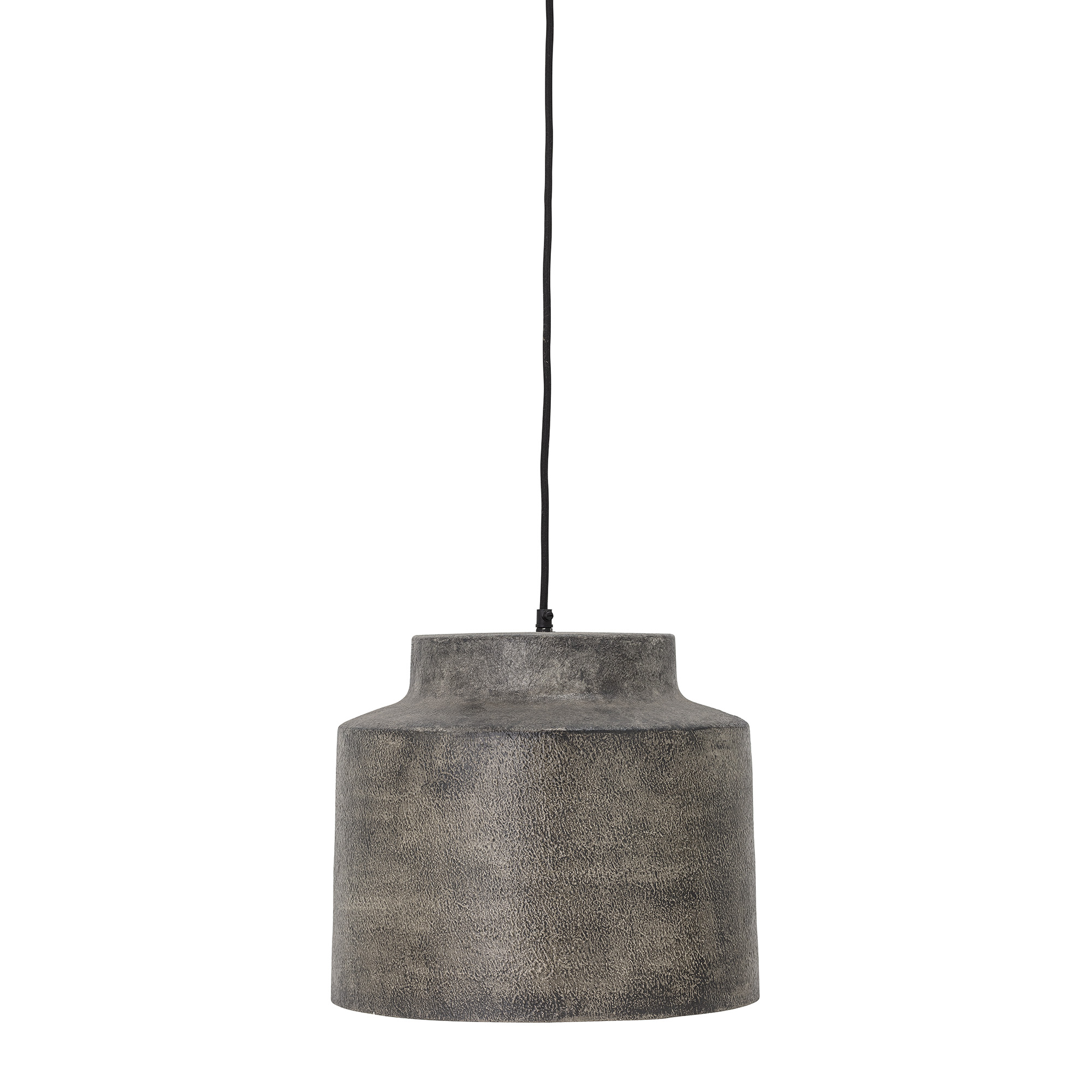 BLOOMINGVILLE Šedá závěsná lampa Grei kovová