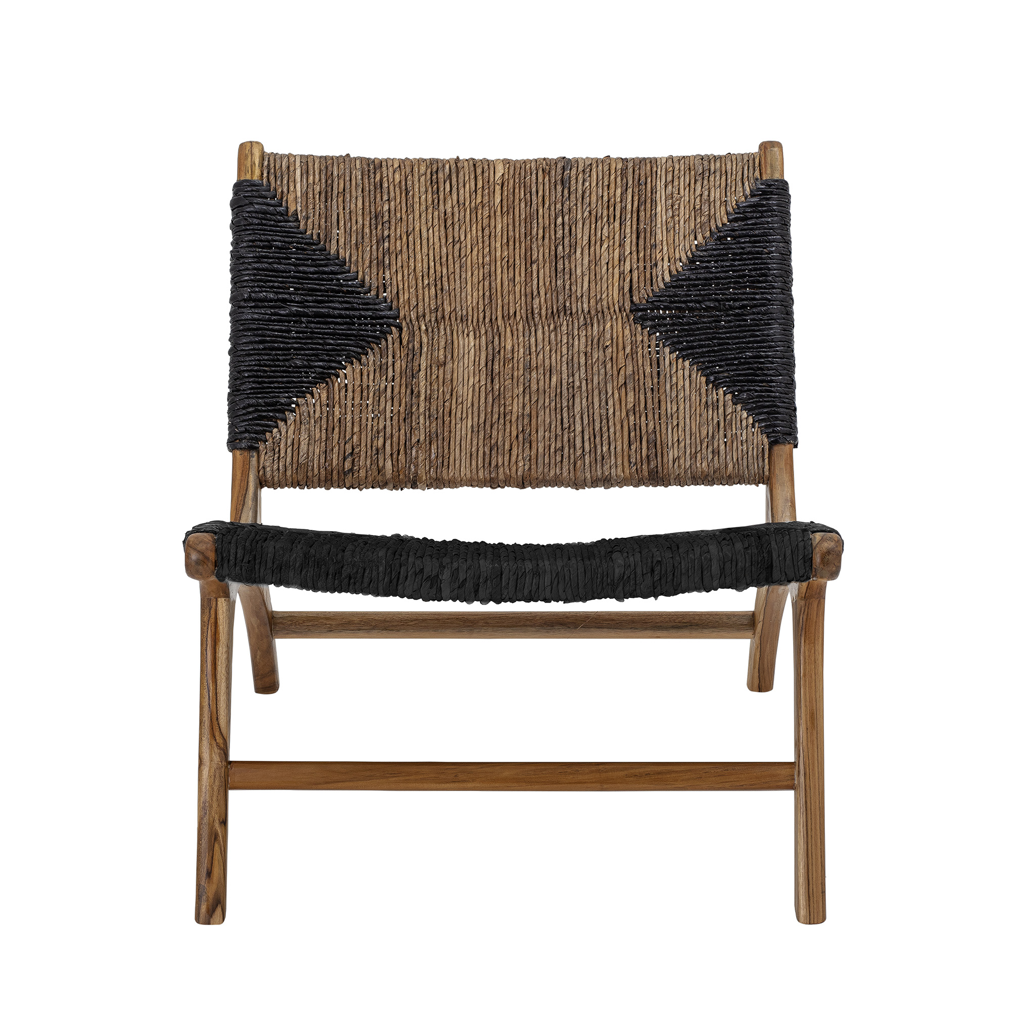 CREATIVE COLLECTION Židle Grant Lounge Chair, černá, teak