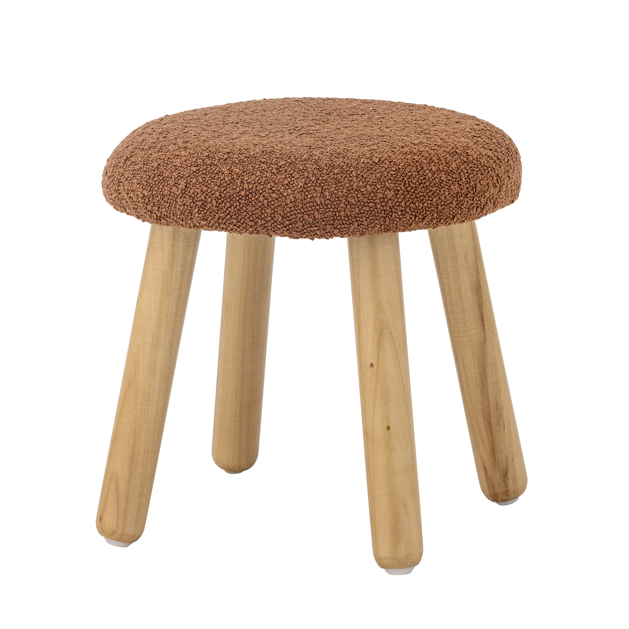 BLOOMINGVILLE MINI Stolička Aksel, hnědá, polyester