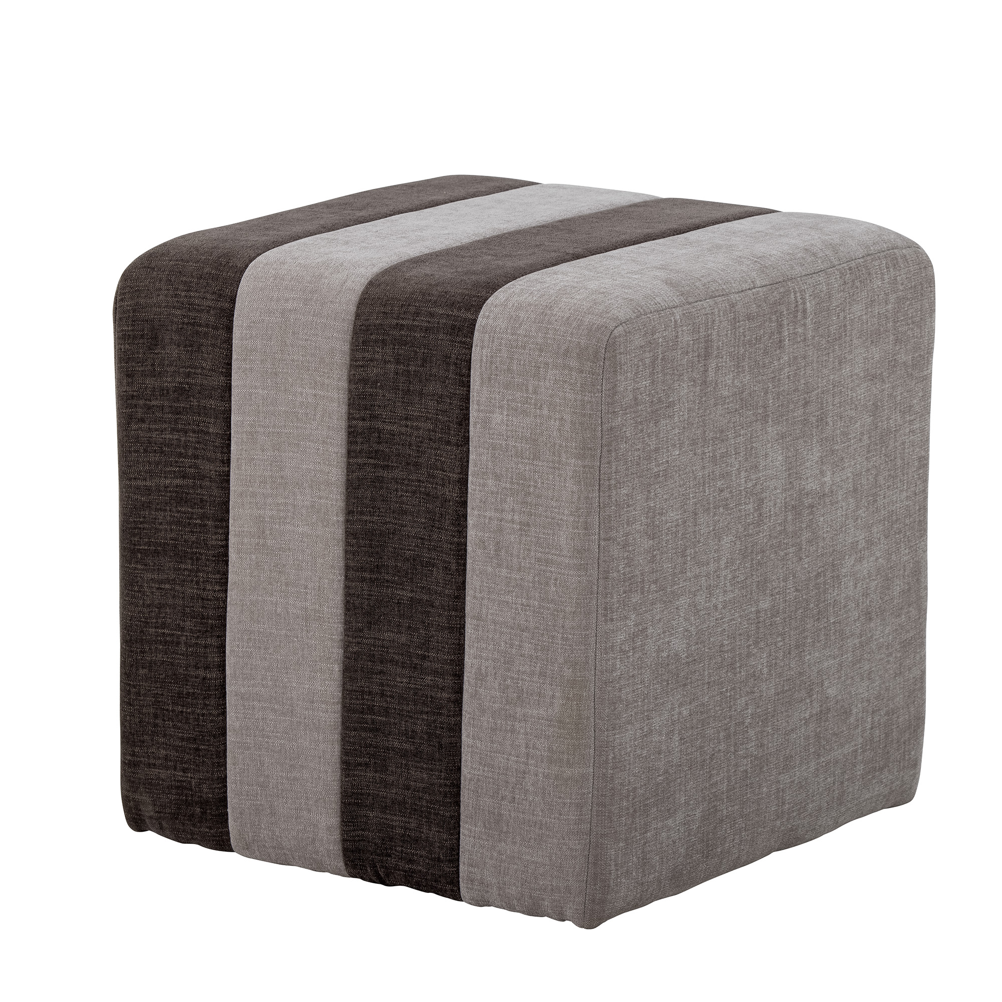 BLOOMINGVILLE Flint Pouf, hnědá, polyester