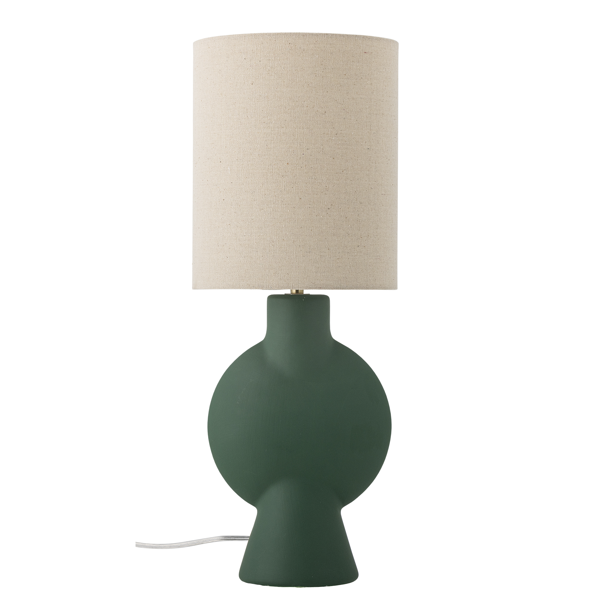 BLOOMINGVILLE Stolní lampa Sergio, zelená, kamenina