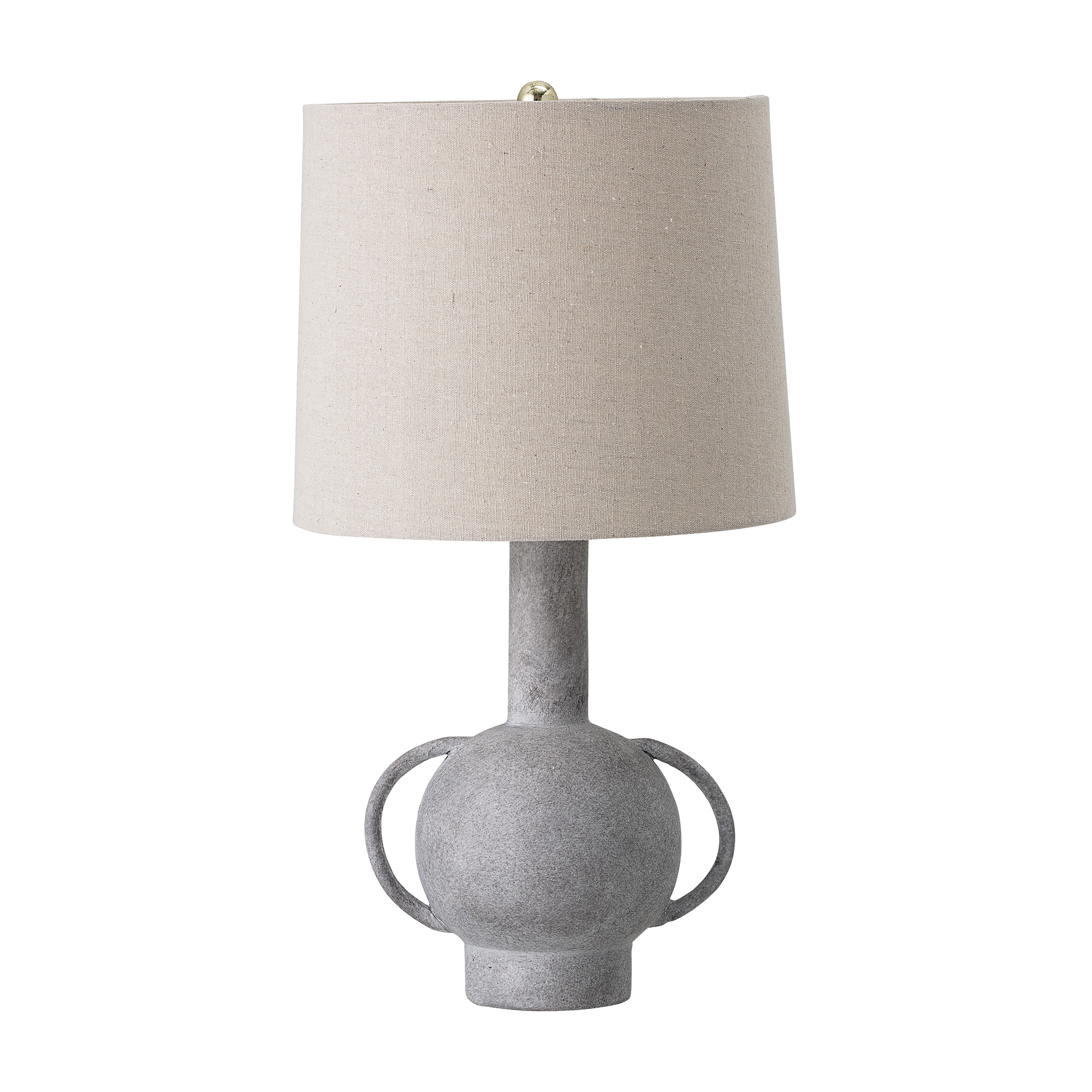 BLOOMINGVILLE Stolní lampa Kean, šedá, terakota