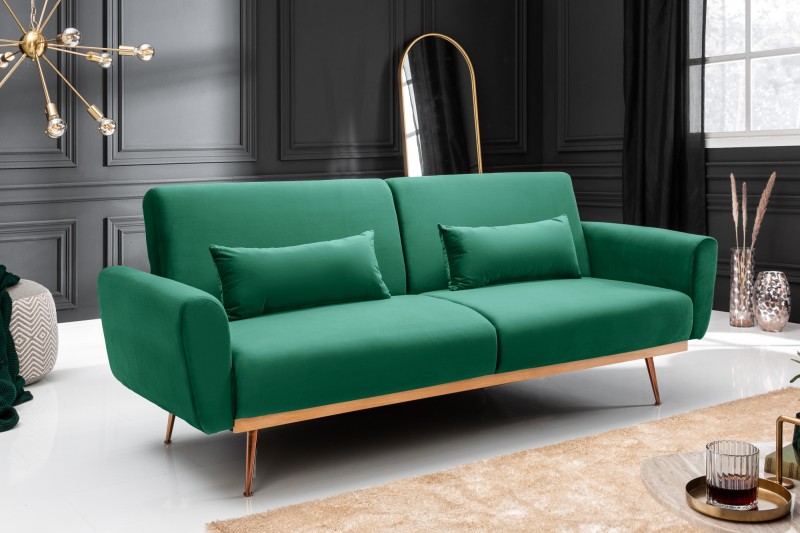 INVICTA INTERIOR Sedací souprava - Bellezza 210cm smaragdově zelená