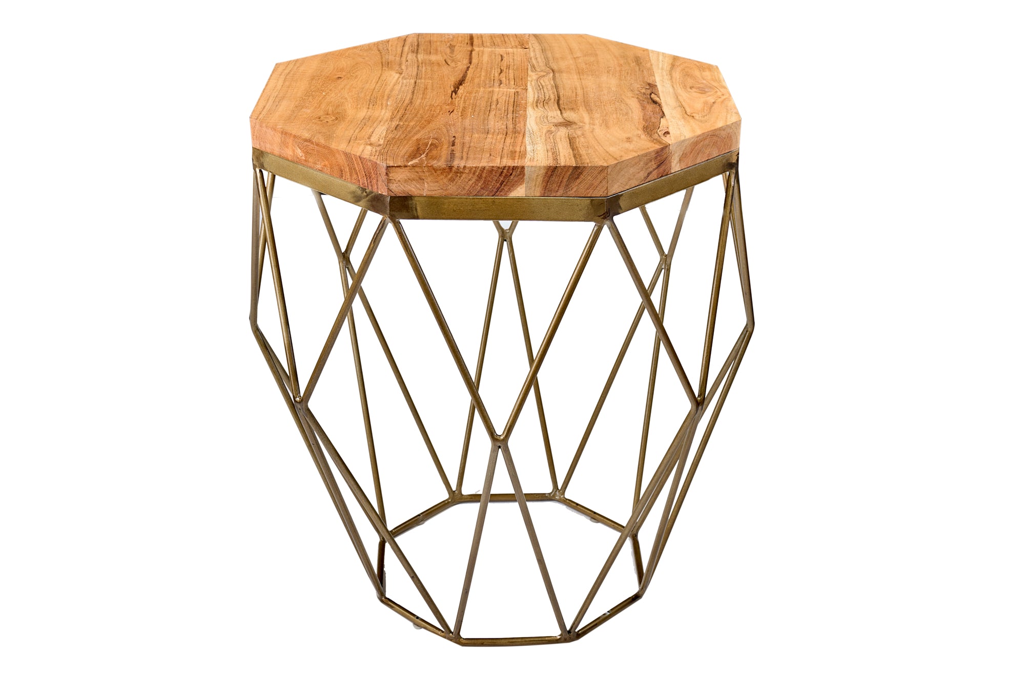 INVICTA INTERIOR Konferenční stolek Diamond 50cm akátová mosaz
