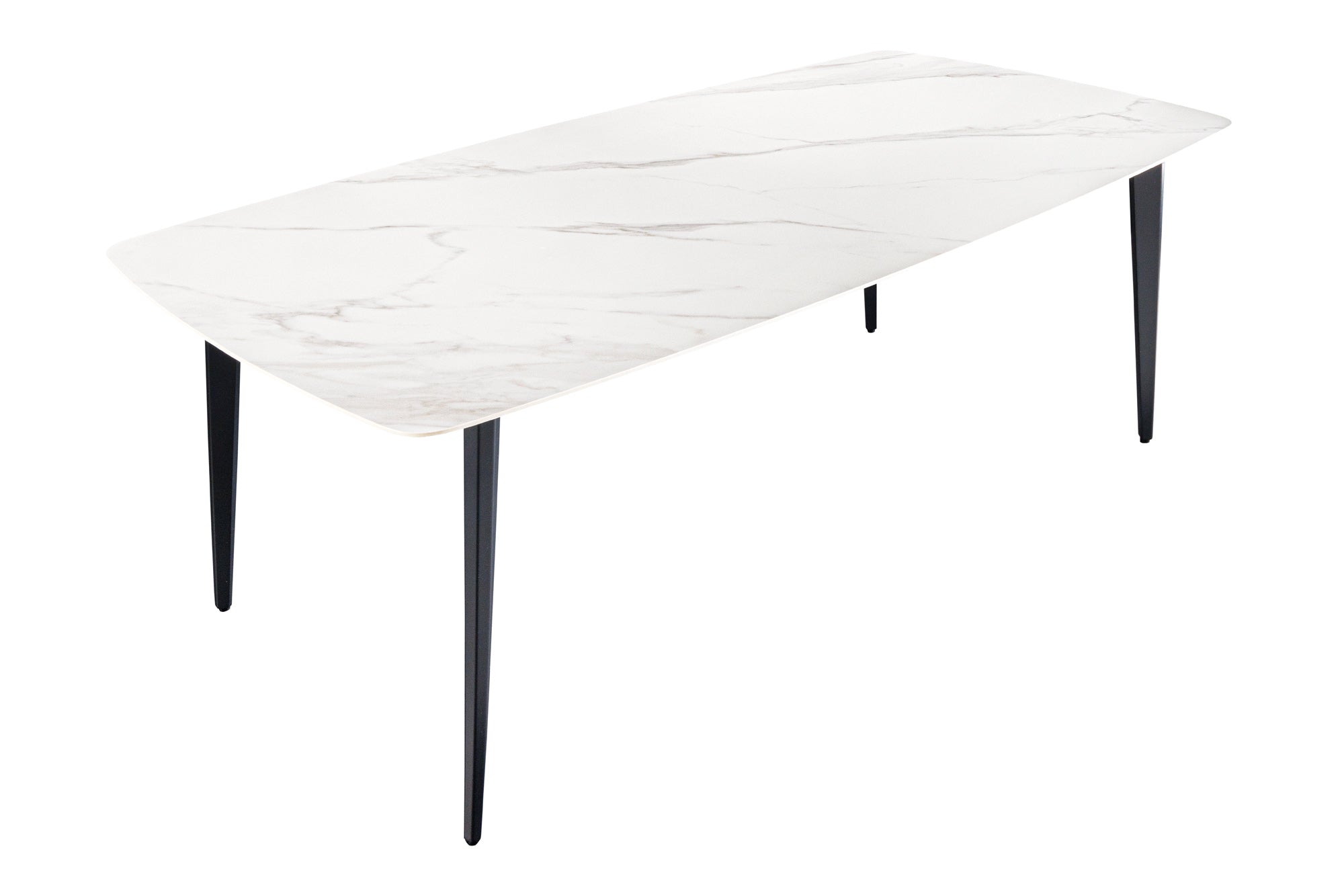 Jídelní stůl MILANO 160cm keramický bílý mramor