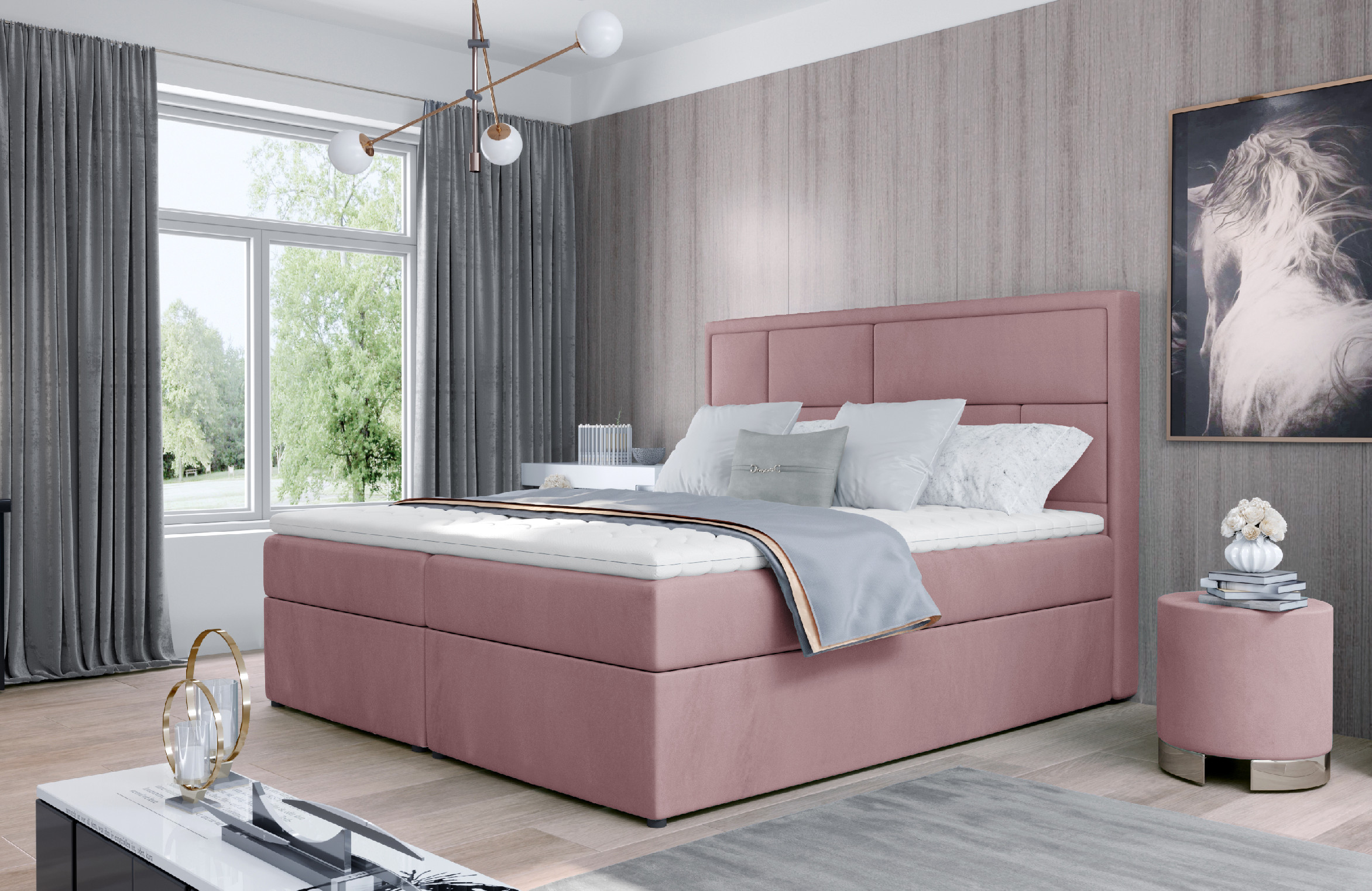 ELTAP Meron 180200 Barva: Růžový, Textilie: Mat Velvet 63