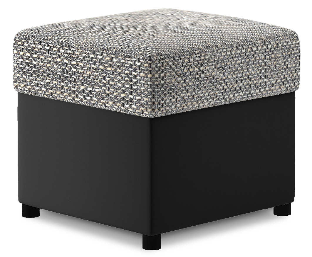 ELTAP Pouf R3 Barva: Šedý, Textilie: Berlin 01, Soft 11