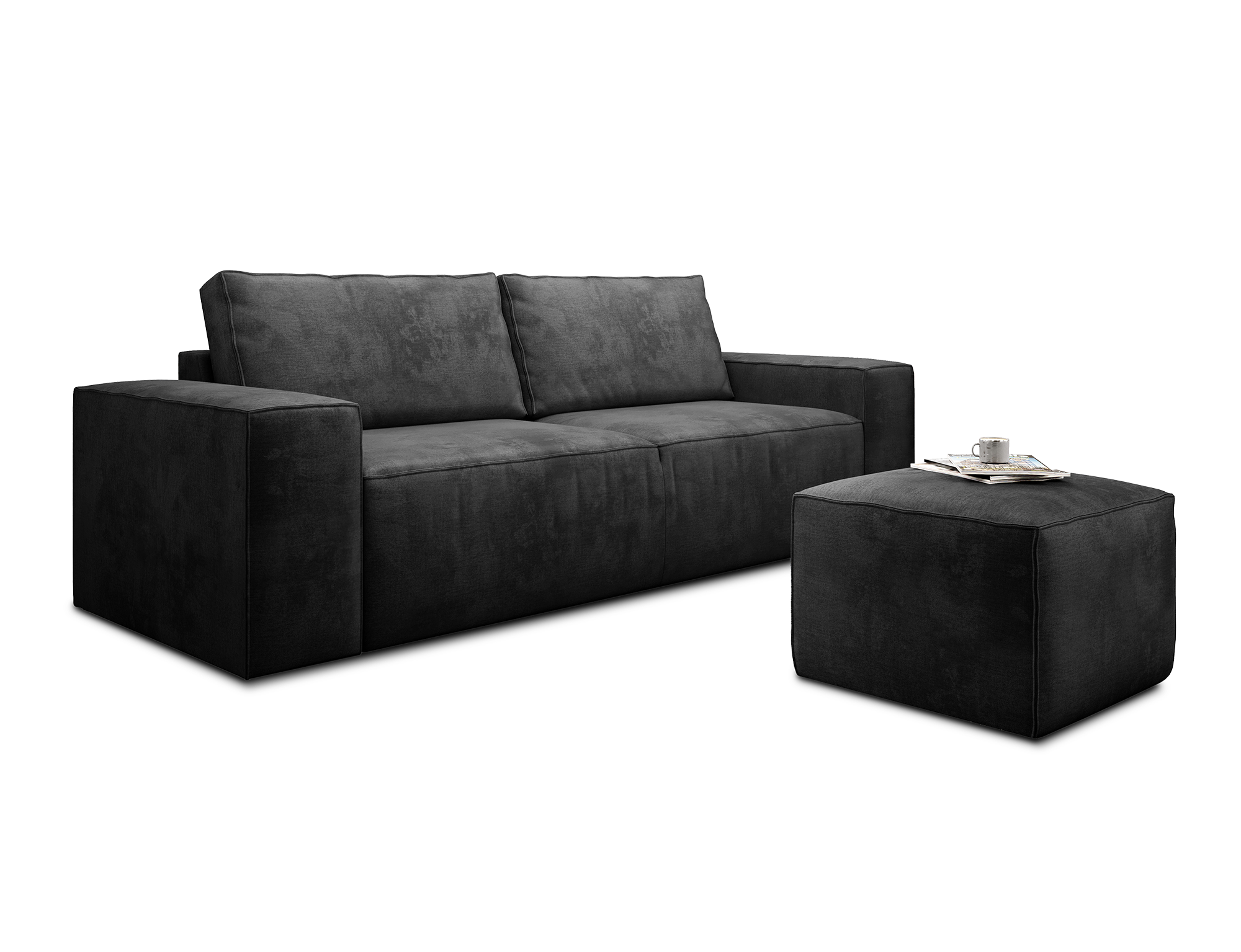 ELTAP Silla Barva: Temný Šedý, Textilie: Nube 6, Rozměr: 200x60
