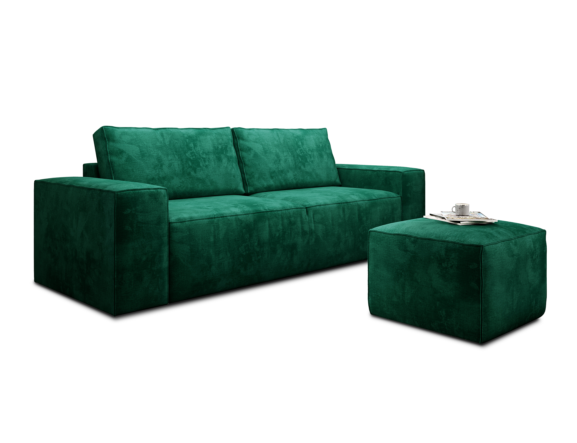ELTAP Silla Barva: Temný Zelený, Textilie: Nube 35, Rozměr: 200x60