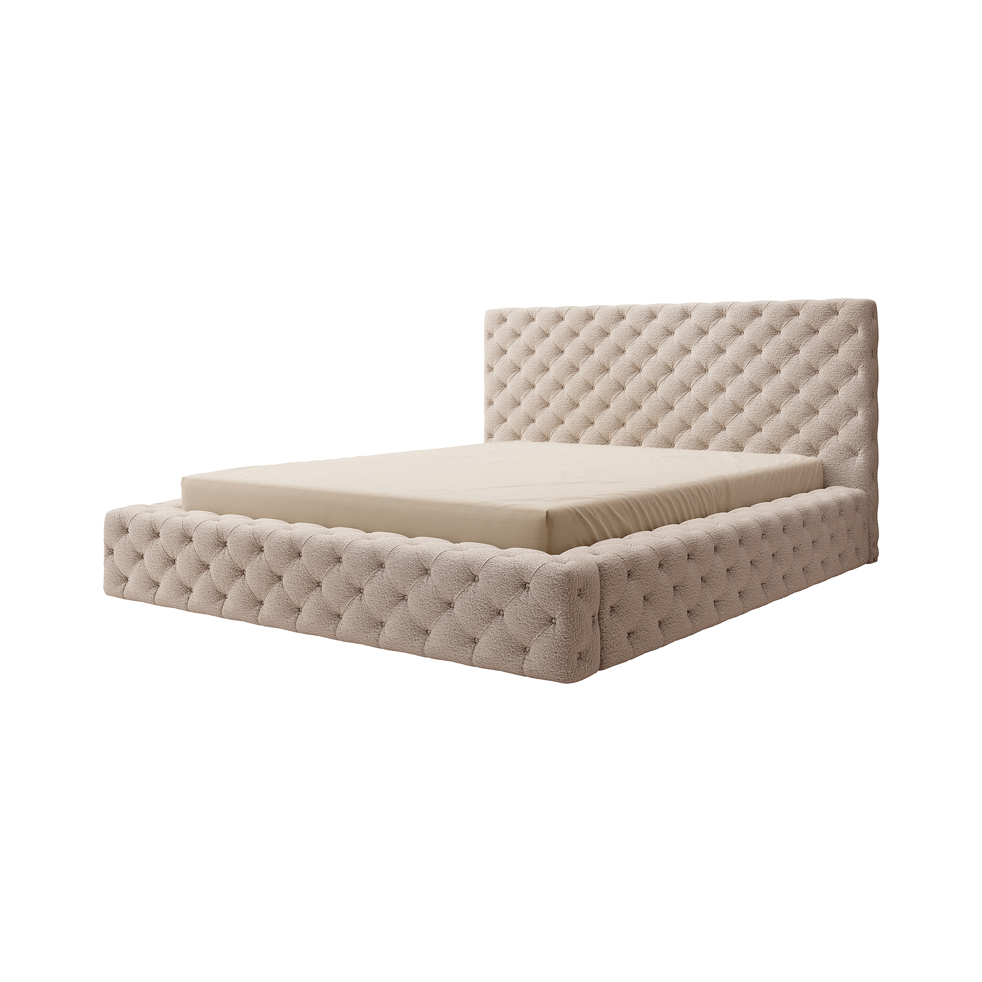 ELTAP Postel Princce 140x200 Barva: Béžový, Textilie: Royal 20, Rozměr: 140x232