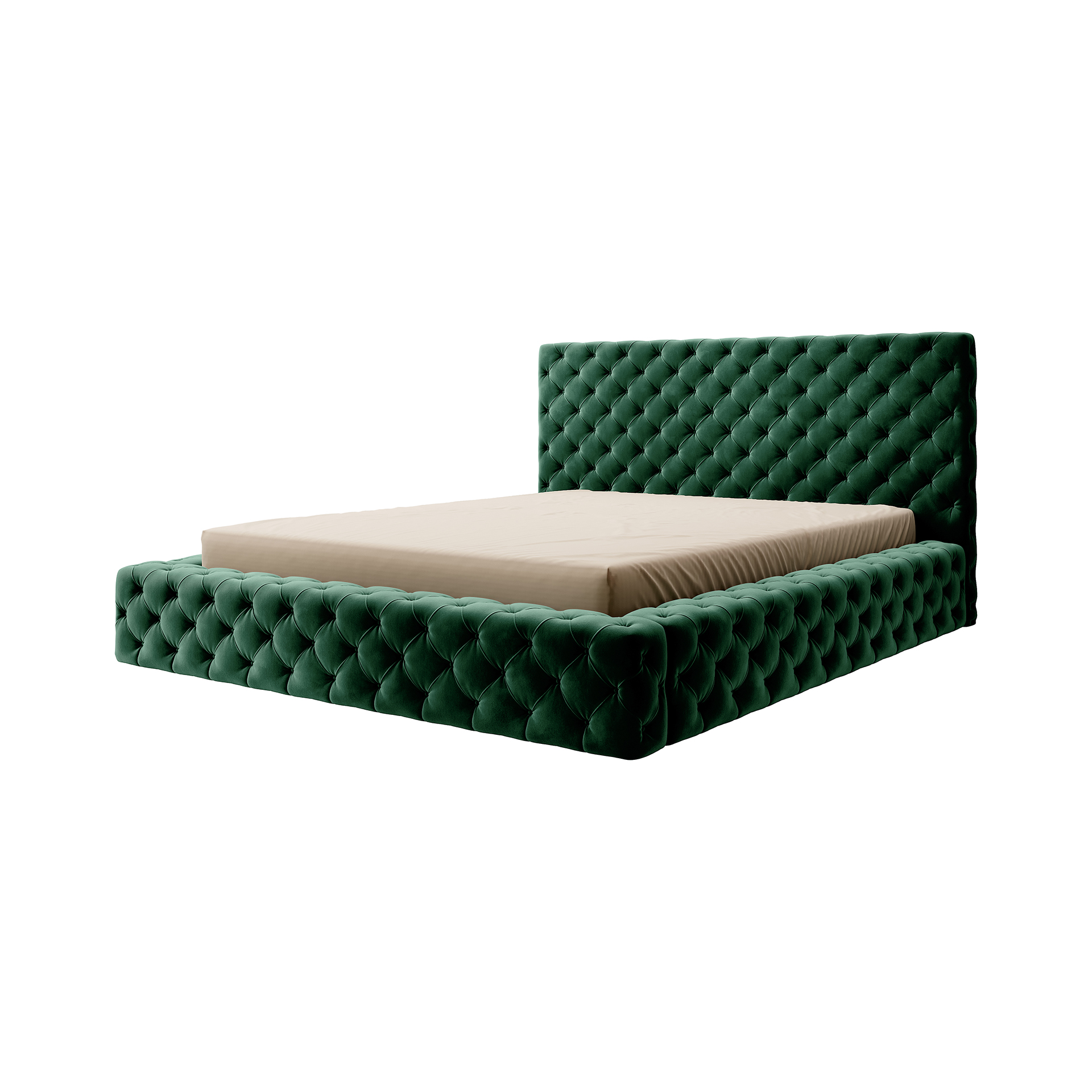 ELTAP Postel Princce 140x200 Barva: Béžový, Textilie: Softis 33, Rozměr: 140x232