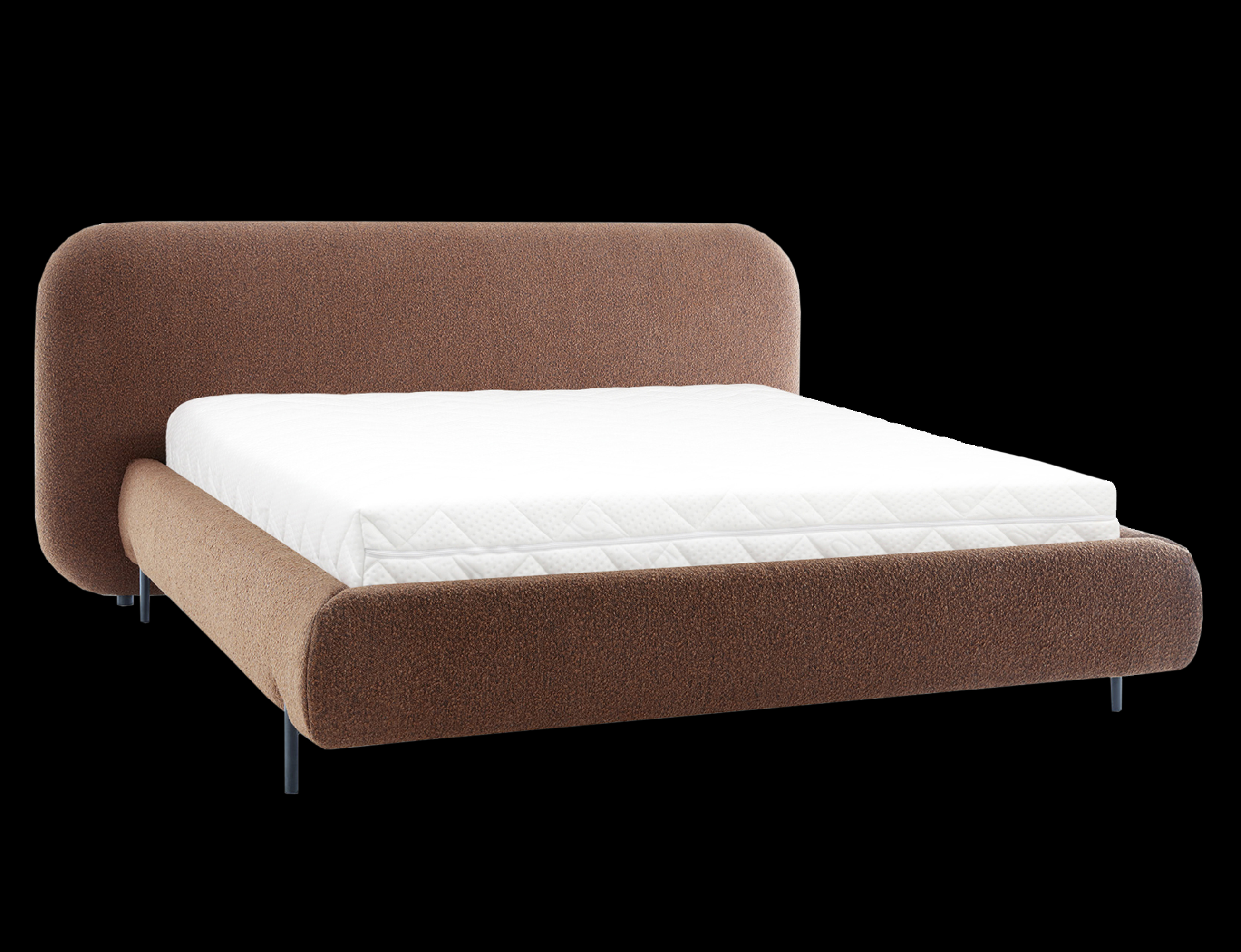 ELTAP Postel Pointt + Kovový rám/plynový výtah/kontejner Barva: Červená, Textilie: Jaffray 30, Rozměr: 160x200